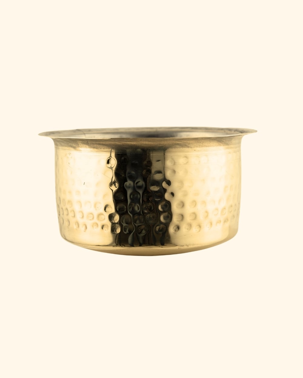 Brass Sterling Hammered Cooking Pot/Tope Set Tin Coated