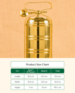 Brass Sterling Tiffin with Spoon Tin Coated 