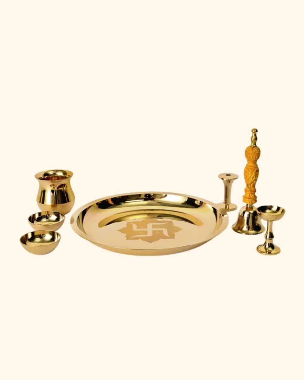 Bronze Divine Pooja Set