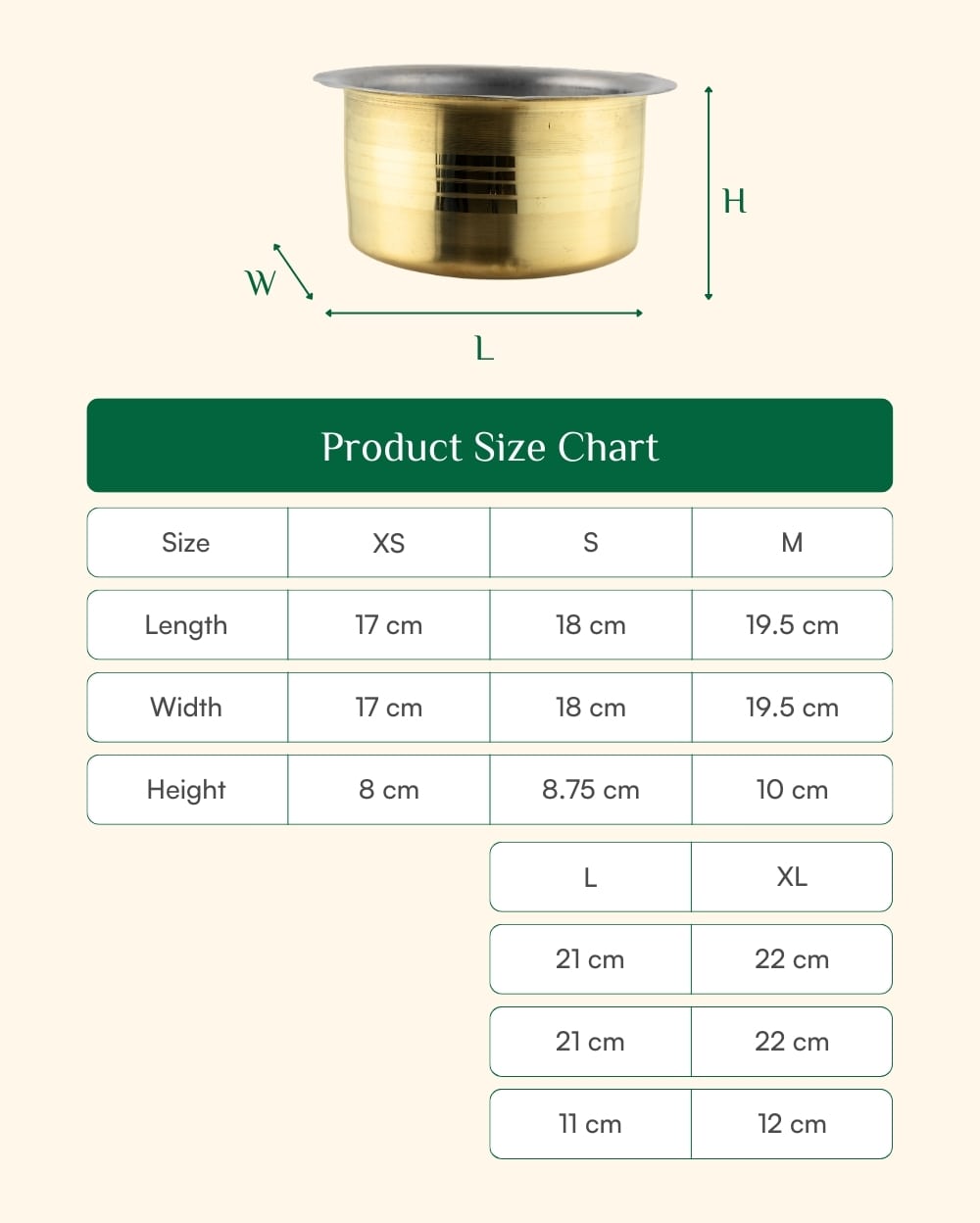 Brass Sterling Cooking Pot/Tope Set Tin Coated