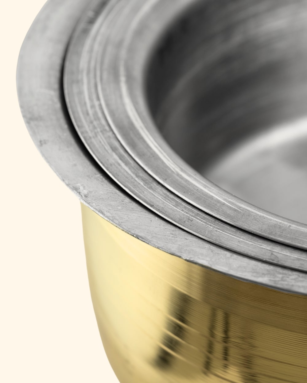 Brass Sterling Cooking Pot/Tope Set Tin Coated