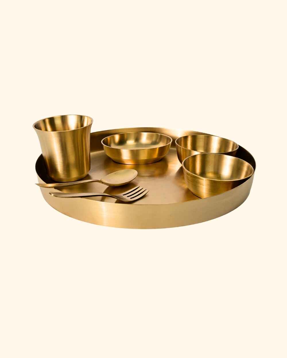 Bronze Royal Thali/Dinner Set Matt