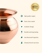 Copper Classic Kalash Glossy Finish