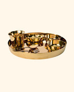 Bronze Royal Thali/Dinner Set Glossy