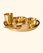 Bronze Monarch Thali/Dinner Set Matt