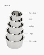 Steel Hefty Cooking Pot/Tope Induction Bottom Set