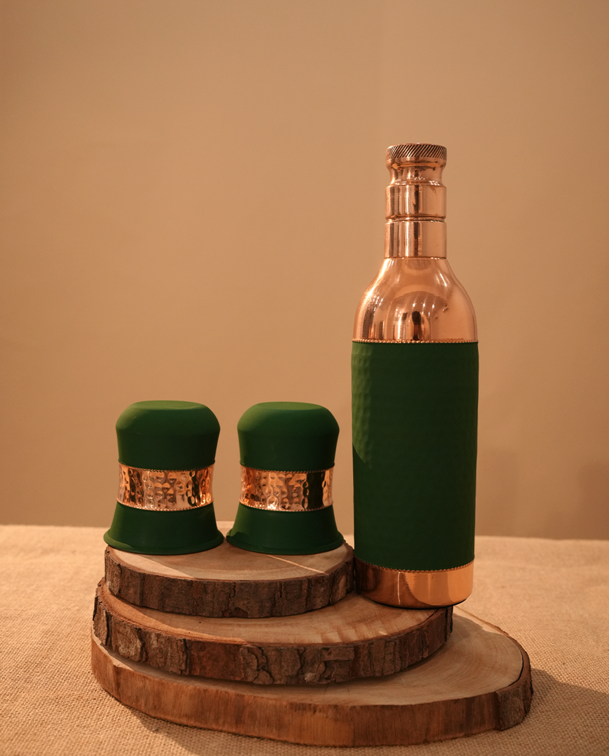 Copper Signature Bottle and Glass Set