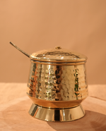 Brass Signature Ghee Pot