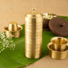 Brass Elite Coffee Filter with Coffee Dabra Set of 2 Engraved