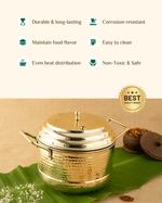 Benefits Of Brass Hefty Idli Cooker Tin Coated