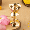 Brass Lotus Stand Diya