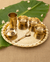 Brass Luxe Thali set Engraved