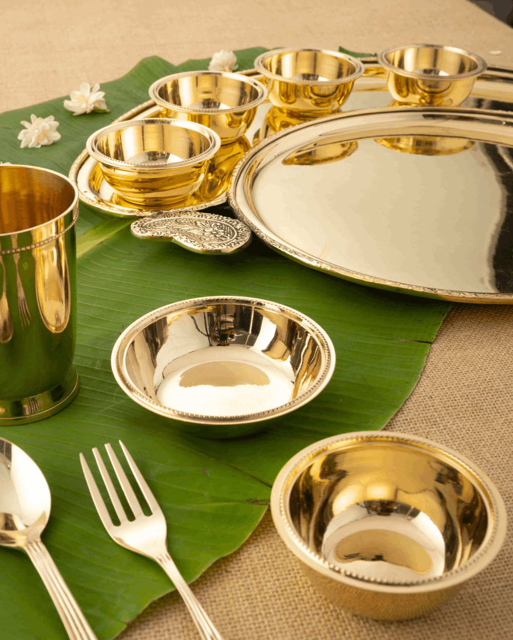 Authentic Brass Maharani Thaliset