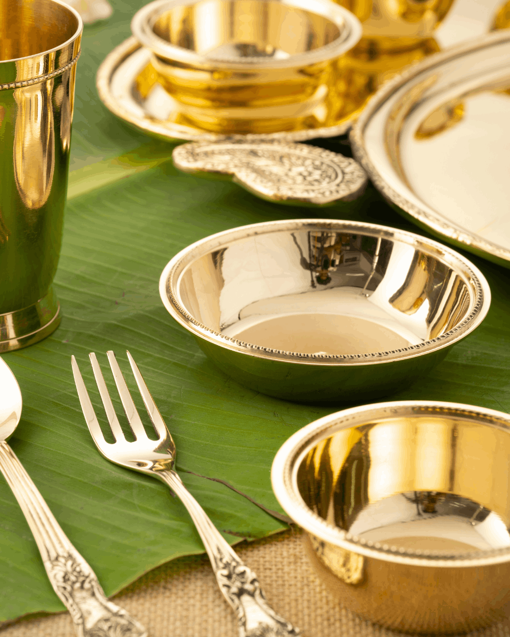 Royal Brass Maharani Thaliset
