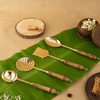 Brass Premium Chamcha Set