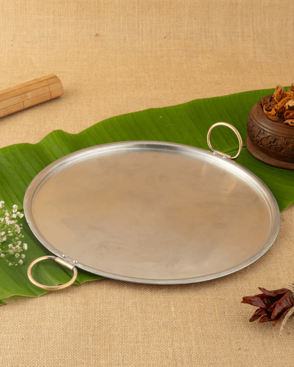 Brass Robust Dosa Tawa Tin Coated