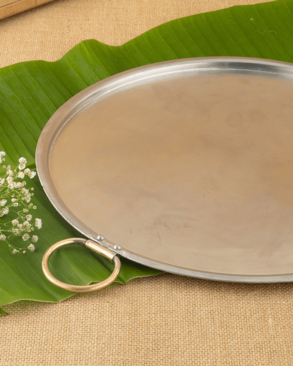 Authentic Brass Robust Dosa Tawa Tin Coated