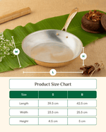 Premium Brass Robust Frypan Tin Coated