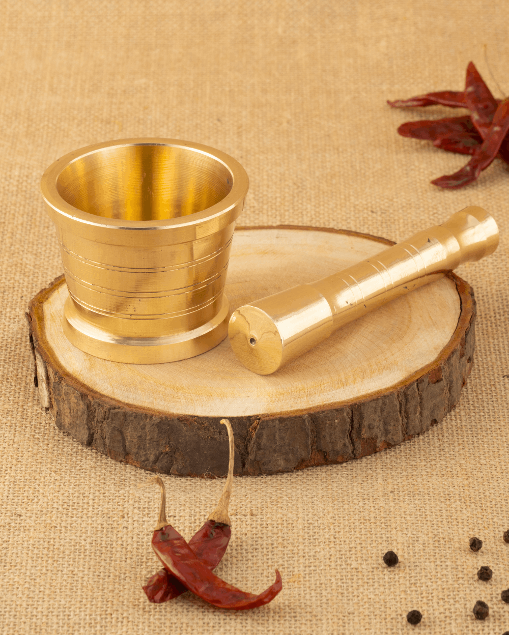 Authentic Brass Spices Grinder