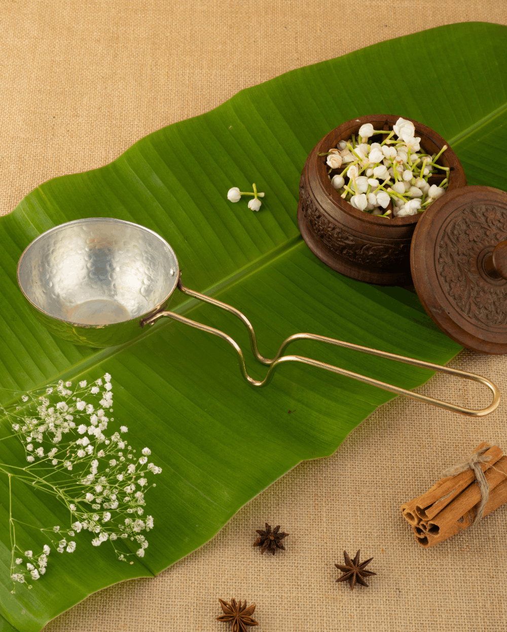 Brass Tadka Pan Tin Coated