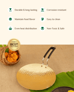 Benefits Of Brass Premium Roti Tawa Hammered