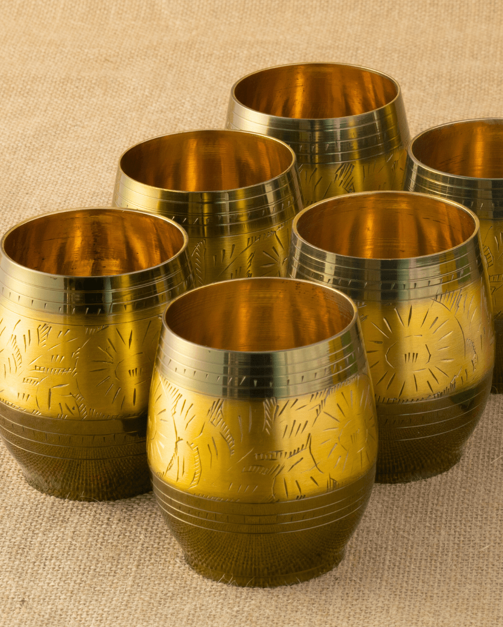 Royal Brass Rajwadi Jug & Glass Set