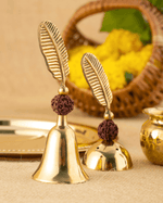 Pure Brass Rudraksha Pooja Set