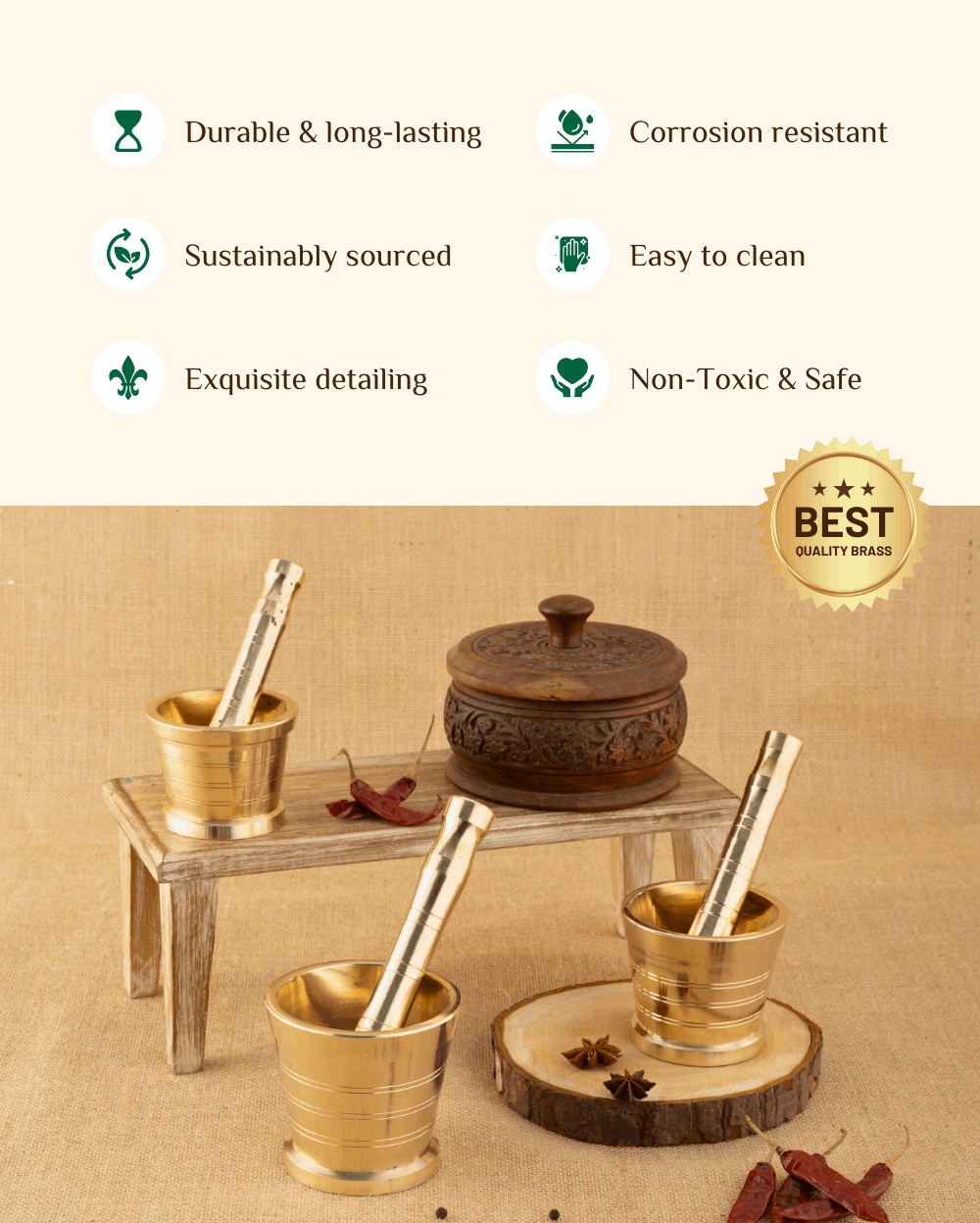 Benefits Of Brass Spices Grinder