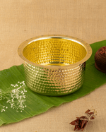 Brass Sterling Hammered Cooking Pot/Tope Set