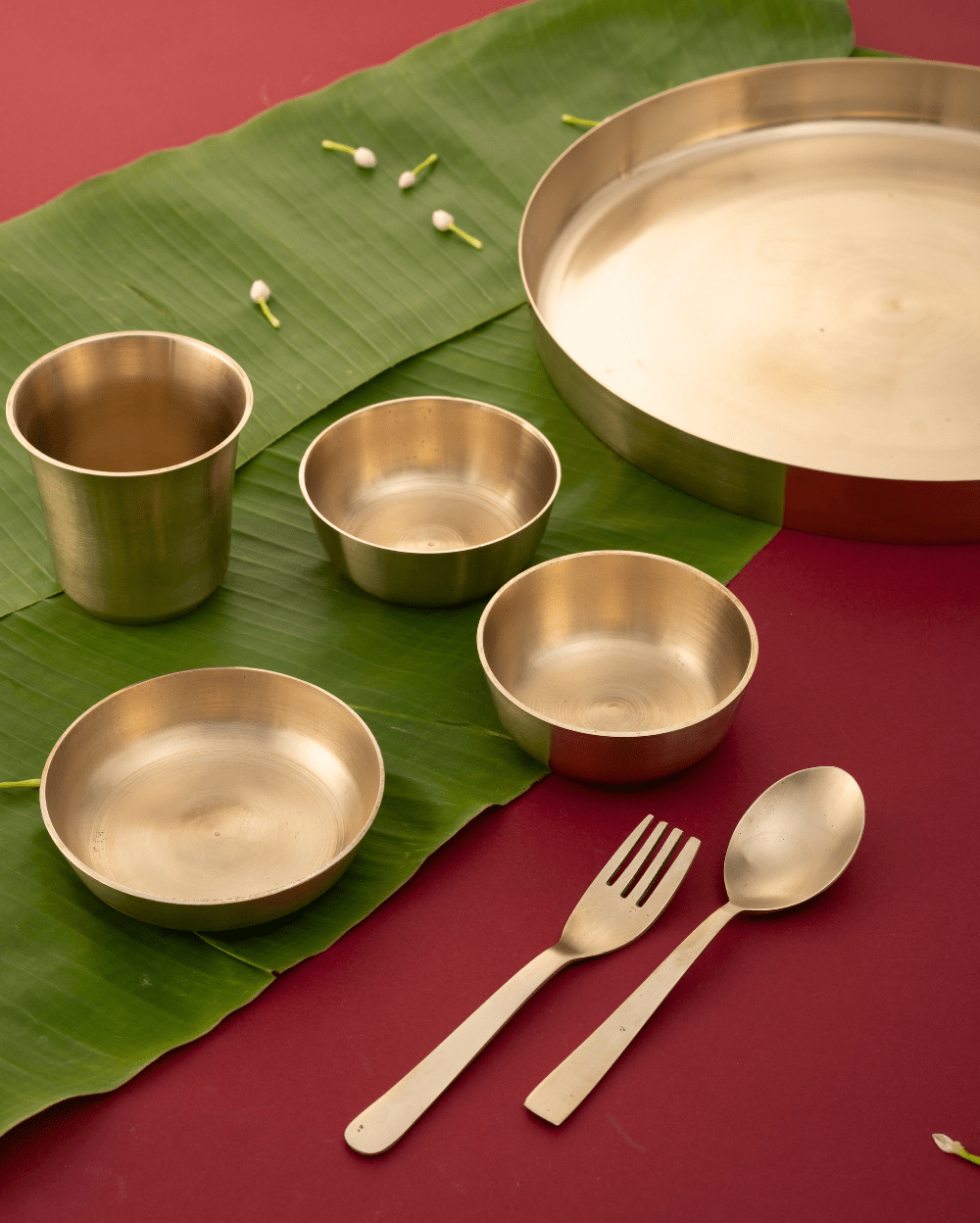 Bronze Royal Thali/Dinner Set Matt