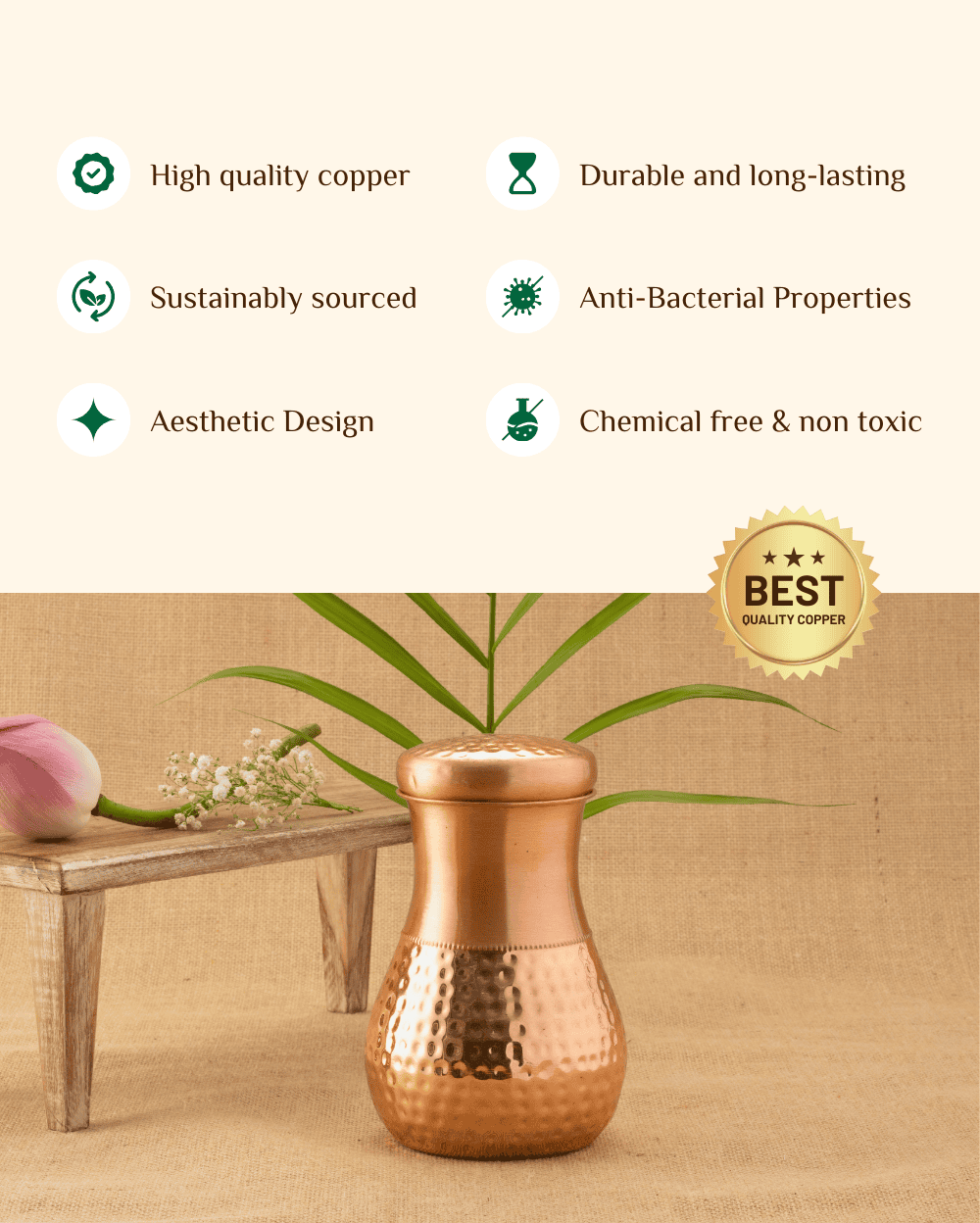 Benefits of Copper Acute Bedroom Jar