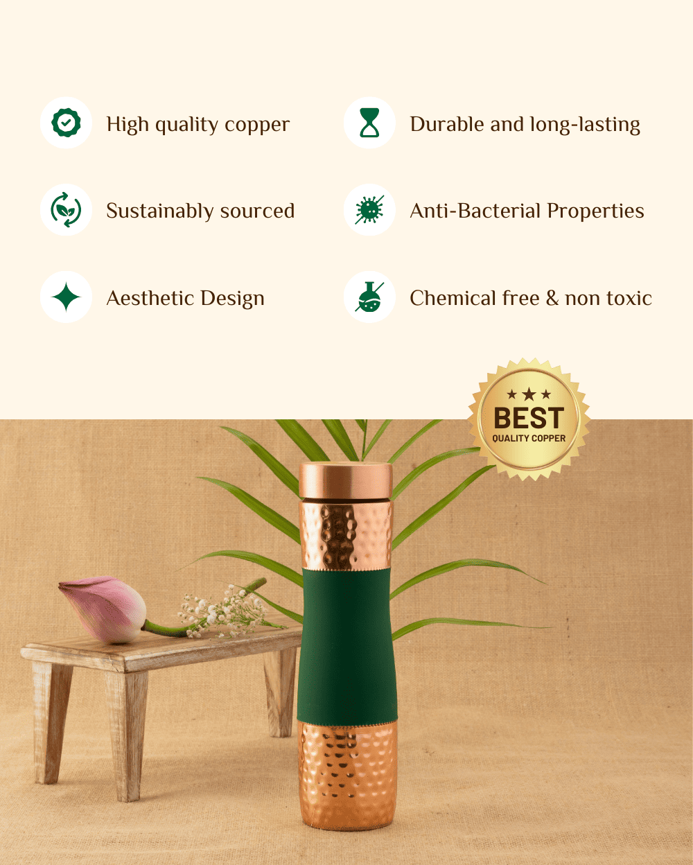 Benefits Of Copper Alpha Bottle Green