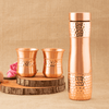 Copper Alpha Bottle with 2 Pcs Glass