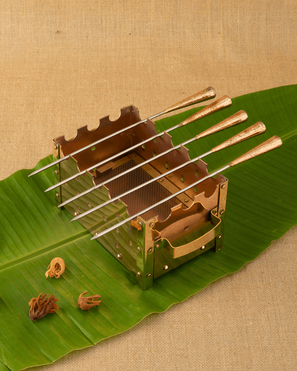 Copper Barbeque Set