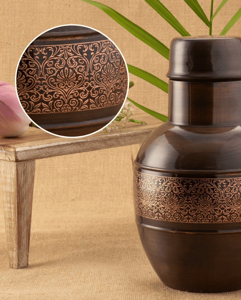 Authentic Copper Classic Bedroom Jar Engraved