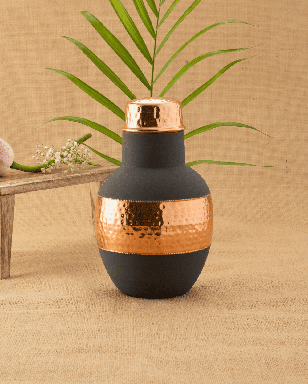 Copper Classic Bedroom Jar Grey