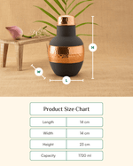 Premium Copper Classic Bedroom Jar Grey