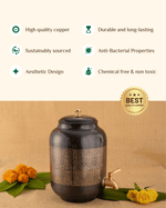 Benefits Of Copper Classic Vintage Matka Engraved
