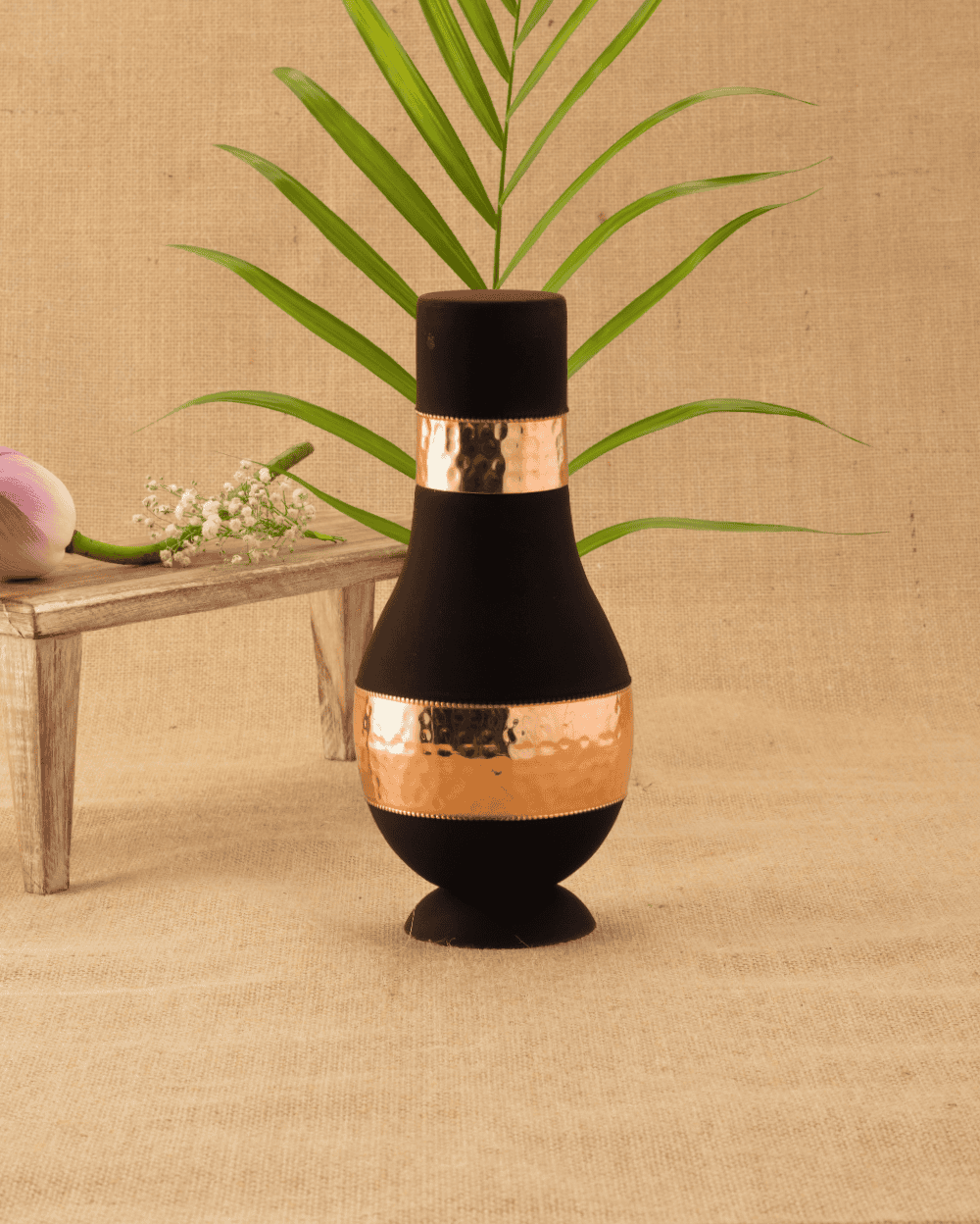 Copper Fab Bedroom Jar Black
