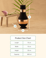 Premium Copper Fab Bedroom Jar Black