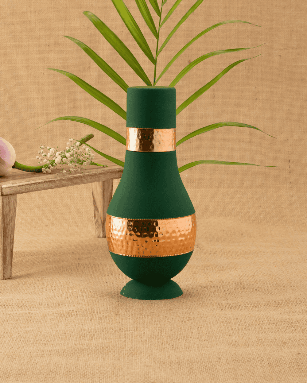 Copper Fab Bedroom Jar Green