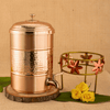 Copper Heritage Matka with Stand (7Ltr & 11Ltr)