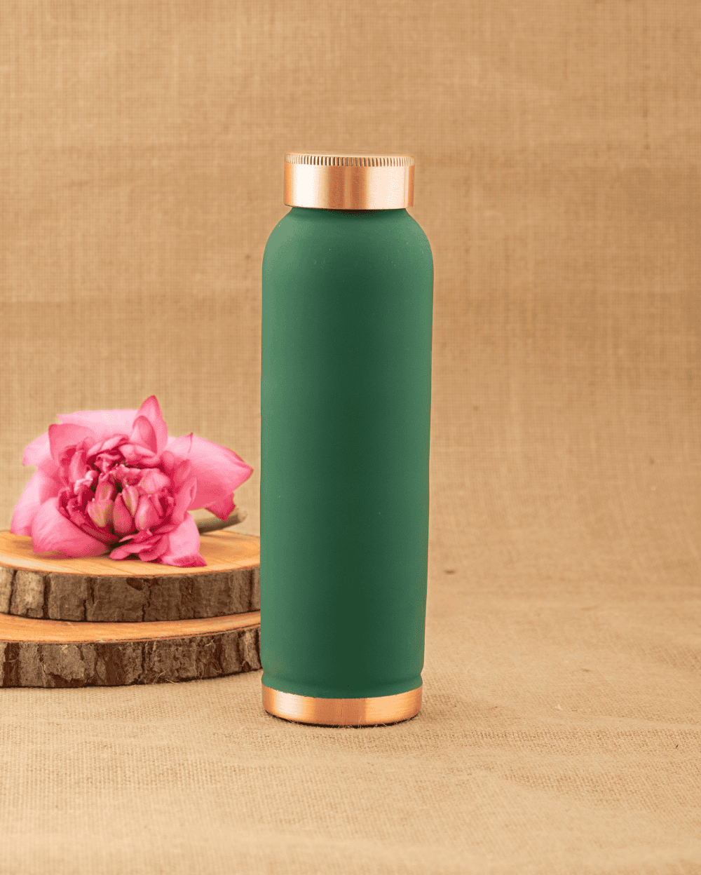 Copper Luxe Bottle Green Color Coated
