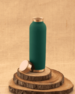 Authentic Copper Luxe Bottle Green Color Coated