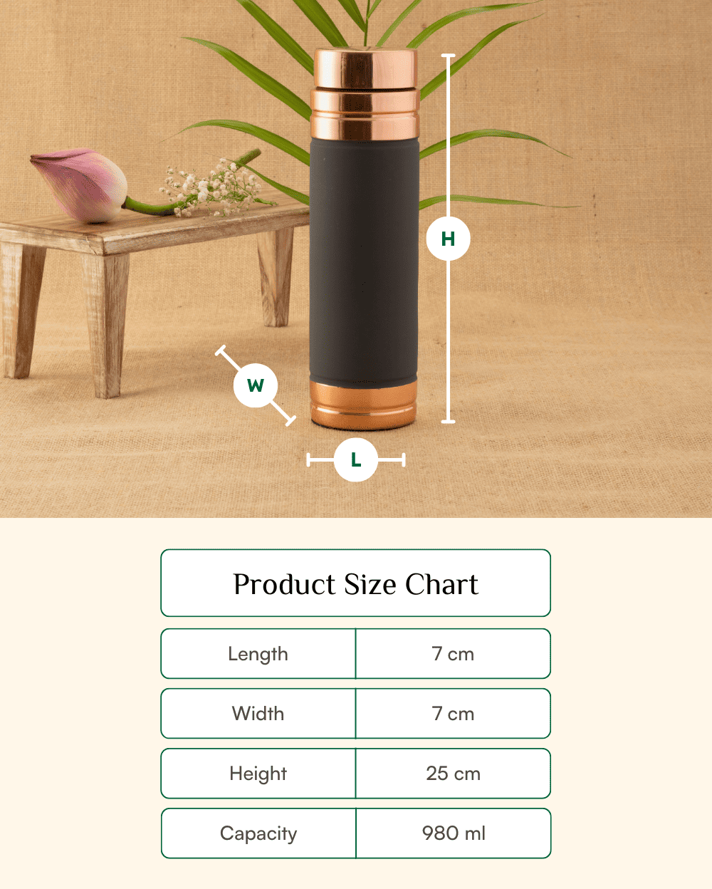 Premium Copper Premium Bottle Grey