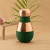 Copper Rajwadi Bedroom Jar Green Color Coated (1580ml)