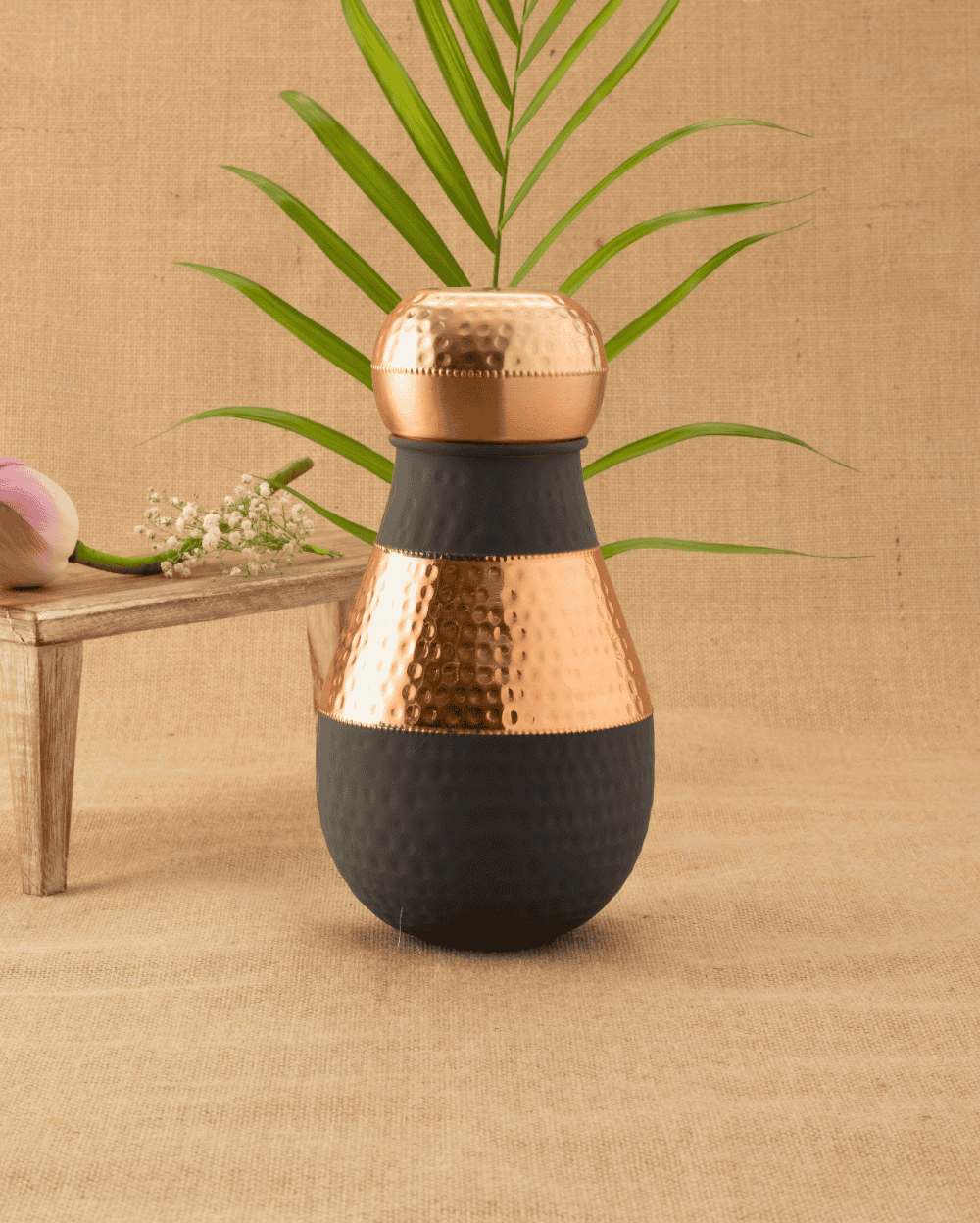 Copper Rajwadi Bedroom Jar Grey