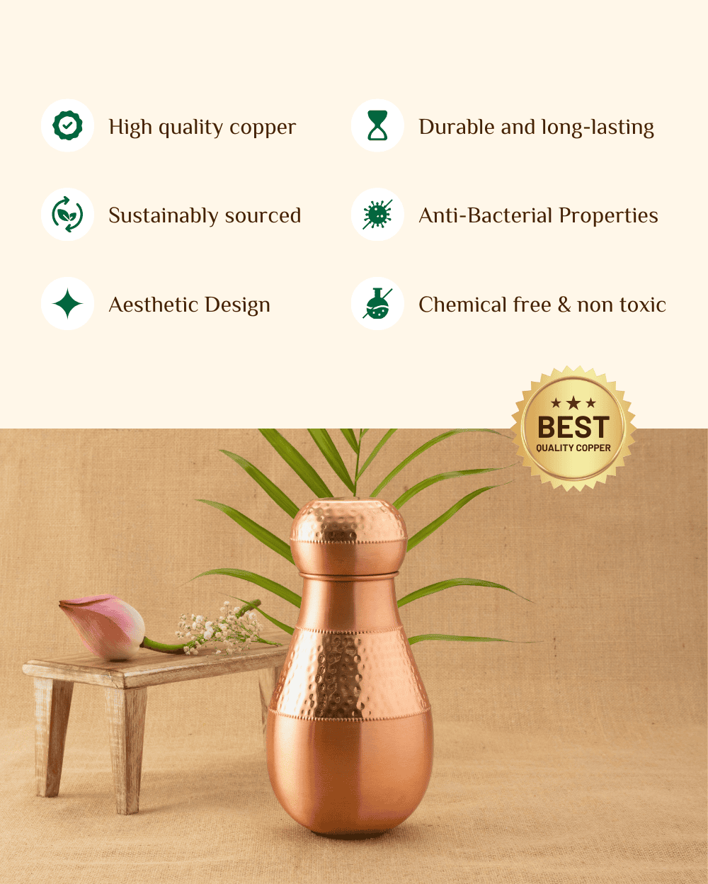 Benefits of Copper Rajwadi Bedroom Jar