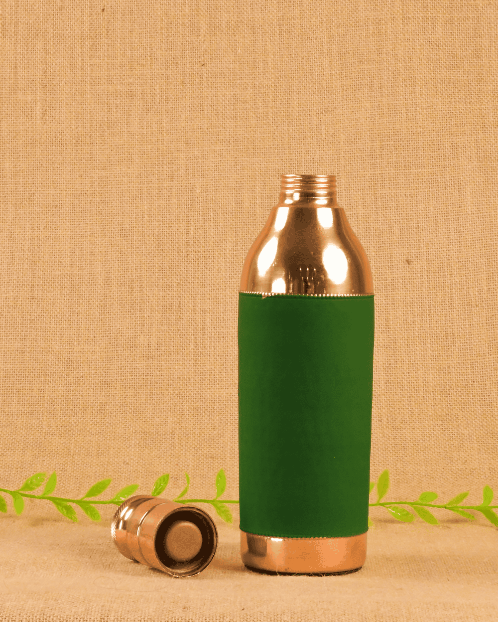 Authentic Copper Signature Bottle Green Color Coated (980ml)