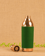 Authentic Copper Signature Bottle Green Color Coated (980ml)